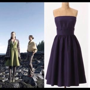 Anthropologie Maeve Strapless Button Belted 2 in 1